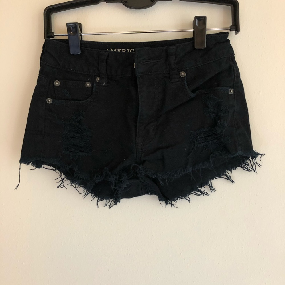American Eagle Raw Hem Shorties